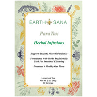 Load image into Gallery viewer, Earth Sana ParaTox Loose Leaf Tea - Front Label
