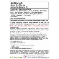 Load image into Gallery viewer, Earth Sana ParaTox Tea - 28 Tea Bags - Back Label
