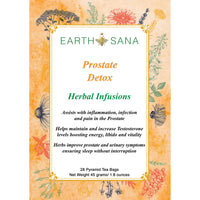 Load image into Gallery viewer, Earth Sana Prostate Detox Tea - 28 Tea Bags - Label Front
