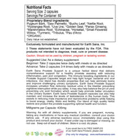 Load image into Gallery viewer, Earth Sana Prostate Support - 120 Capsules - Label Back
